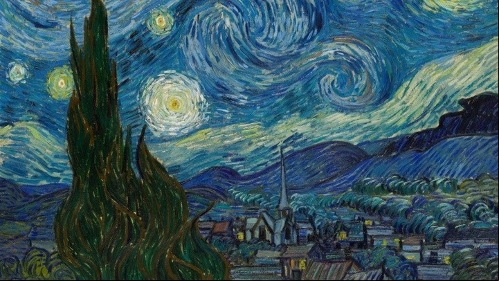 "La noche estrellada", de Vincent Van Gogh.