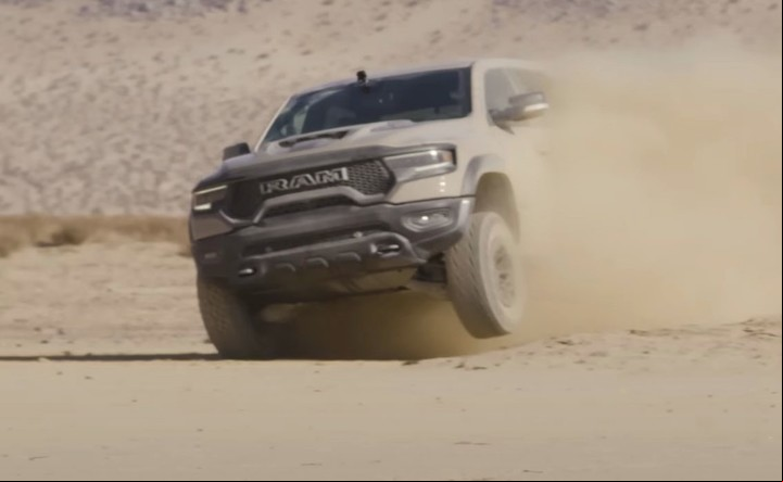 La RAM TRX Sandblast, con Ken Block al volante.