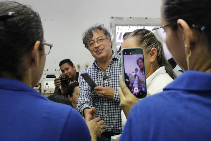 Gustavo Petro. Foto AFP