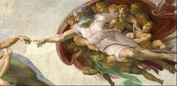 La imagen que oculta el manto de Dios en la Capilla Sixtina