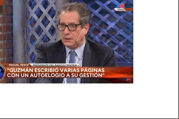 Miguel Pesce dijo que "no están dadas las condiciones para un proceso hiperinflacionario" y aseguró que no hay atraso cambiario