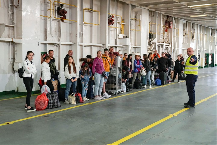 Más de un millón de refugiados ucranianos se instalaron en Alemania. Foto AP