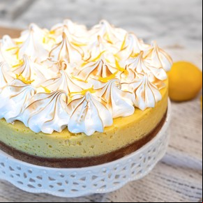 Pie de limón y jengibre