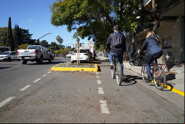 Por las quejas, cambian la obra que suma 11 km de ciclovías en Libertador