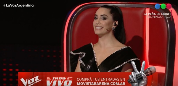 En La Voz Argentina, Lali Espósito habló de un ex novio: "Fue un capo y le mandamos un beso gigante"