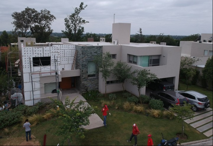 En el último tiempo el sistema de construcción en seco viene creciendo como sustitución del ladrillo. Foto. Gentileza Grupo Edisur