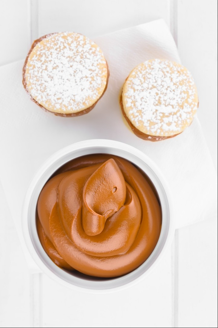 Alfajores chilenos rellenos de "manjar". Foto:  Shutterstock