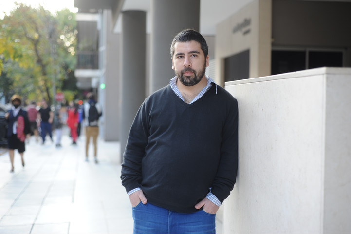 Darío Schavrtz, uno de los denunciantes del médico. Foto: Germán García Adrasti