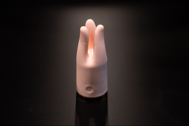 Estimulador de clítoris con vibración y rotación. Foto: Fernando de la Orden.