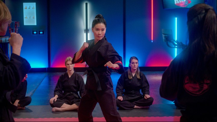 Las mujeres karatecas son parte importante de "Cobra Kai". Foto Netflix