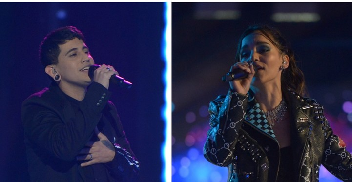Yhosva Montoya y Ángela Navarro, los finalistas de "La Voz Argentina".