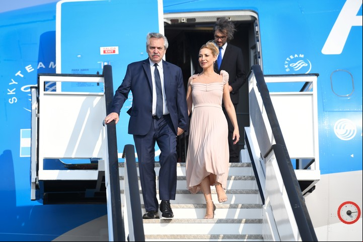 Fabiola Yañez y Alberto Fernández tiene un disputa legal por la cuota alimentaria de Francisco, su hijo que cumplirá 3 años el 11 de abril. Foto Presidencia de la Nación.