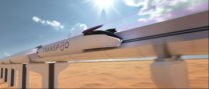 El vehículo, que es completamente eléctrico, se desplazará a 1.000 km/h (TransPod).