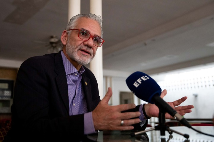 El presidente del Consejo Superior de Turismo de Venezuela (Conseturismo), Leudo González. Foto: EFE