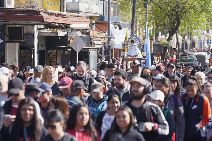 El clima acompañó durante todo el sábado. Foto Guillermo Rodriguez Adami