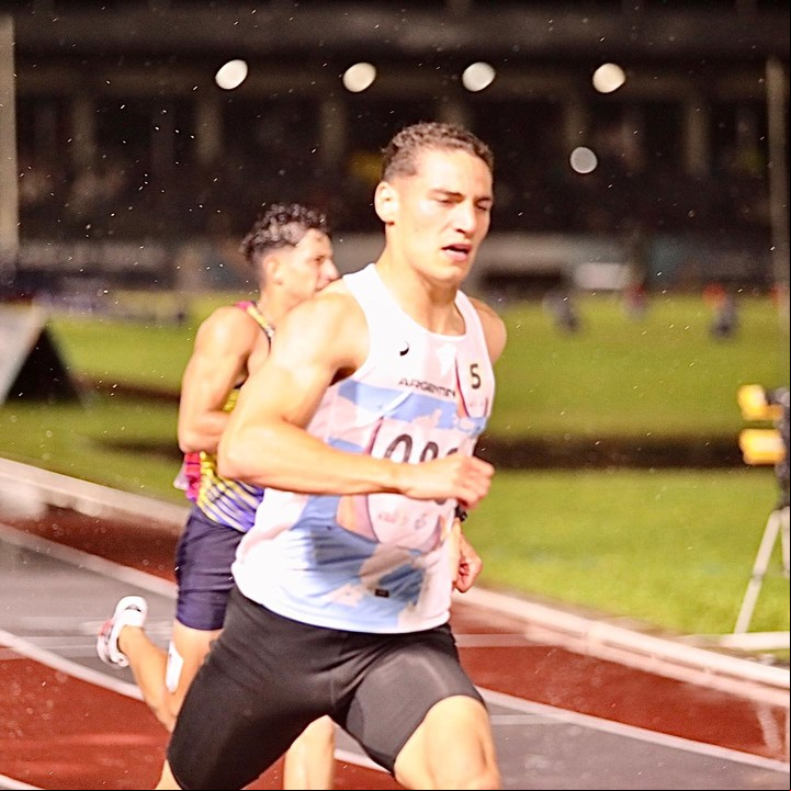 Franco Florio logró el oro en los 100 metros llanos.