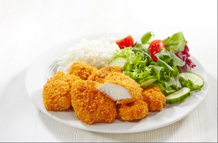 La mitad de un plato completo tiene vegetales, la otra mitad hidratos y proteínas. Foto Shutterstock.