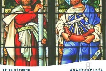 Santoral del 28 de octubre: día de San Simón y San Judas Tadeo, Apóstoles de Jesús