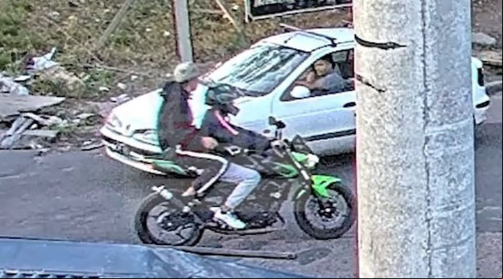 Los motochorros que asesinaron al empresario Andrés Blaquier quedaron grabados por las cámaras pero primero detuvieron a dos perejiles.