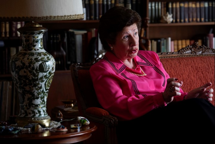 Aunque el humor es su principal herramienta, para Alicia Maria Zorrilla, el idioma es cosa seria. Foto: Andres D'Elia