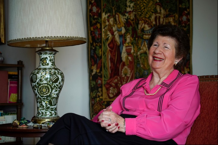 Alicia Maria Zorrilla es presidenta de la Academia Argentina de Letras. Foto: Andres D'Elia