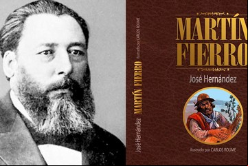 En qué se inspiró José Hernández para crear el Martín Fierro