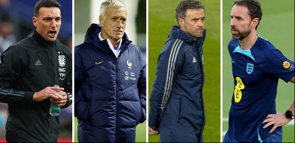Scaloni y nueve más: quiénes son los que jugaron Mundiales y ahora dirigen en Qatar