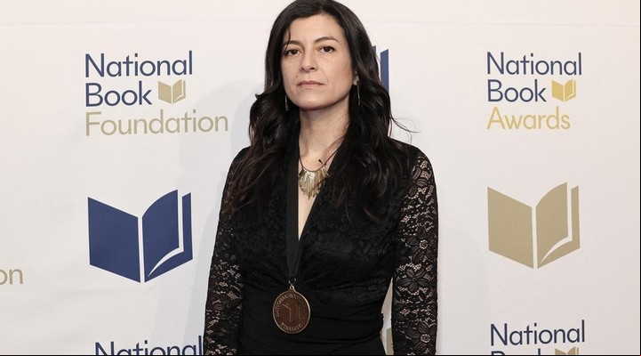 Samanta Schweblin, en la National Book Foundation.