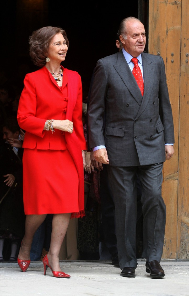 Los reyes de España en una foto de 2009. Foto: Jaime Reina / AFP