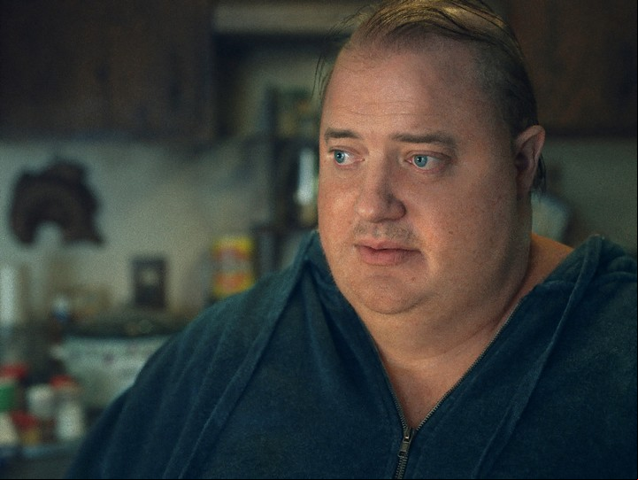Brendan Fraser en una escena de "The Whale". Foto: A24