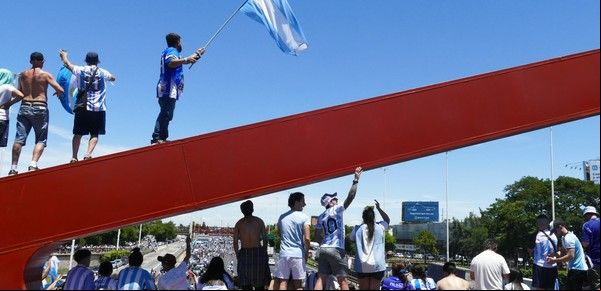 En la General Paz, los hinchas no pudieron dar vuelta el partido y se quedaron con el sabor de la desilusión