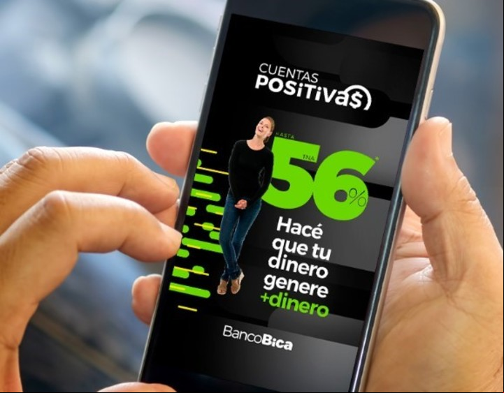 Un banco ofrece cajas de ahorro con rendimientos de hasta 56% anual. Imagen: Captura.