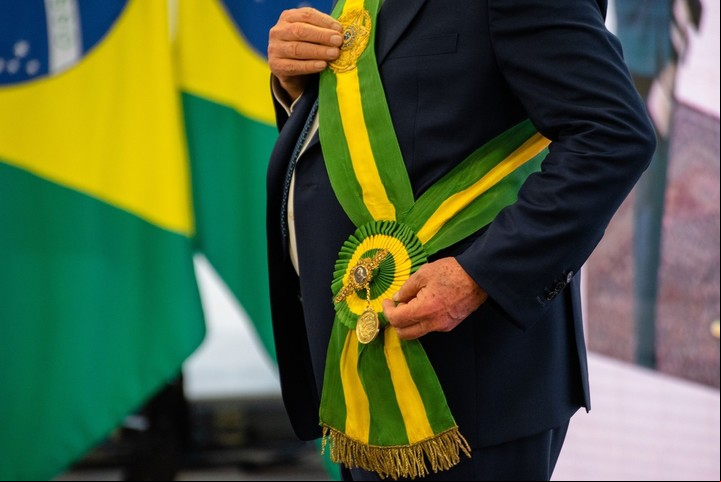 La bande presidencial ya en poder de Lula Bloomberg