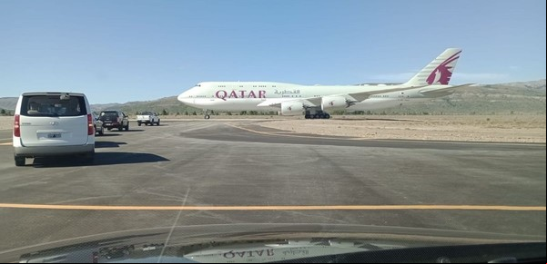 Sorpresa en Bariloche: aterrizó el Emir de Qatar y visitaría a Mauricio Macri