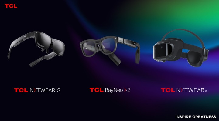 Los productos TCL para el segmento de realidad virtual y realidad aumentada.