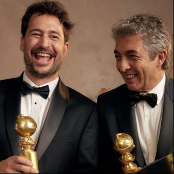 Globo de Oro 2023: el discurso bilingüe de Ricardo Darín tras la victoria de "Argentina, 1985" y una divertida alusión al Mundial