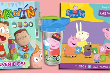 Jardín de Genios presenta los libros de Peppa Pig y un kit de merienda