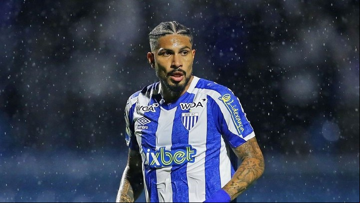 Avaí fue el último club en el que se desempeñó Paolo Guerrero. Foto: Prensa Avaí.