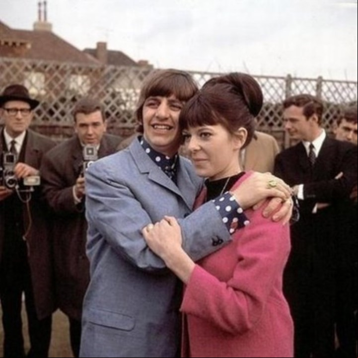 Maureen Cox y Ringo Starr. El baterista dijo que con ella tuvo el mejor sexo de su vida.