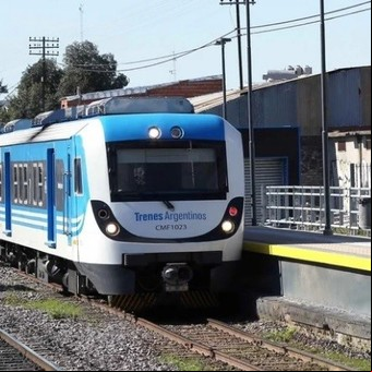 Paro en la línea Belgrano Sur del tren