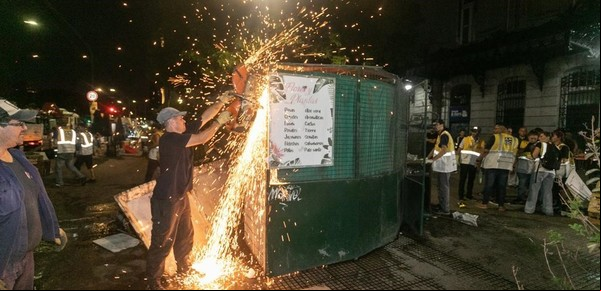 Megaoperativo durante la madrugada en Retiro: desalojaron a los manteros y pusieron en marcha un plan de mejoras