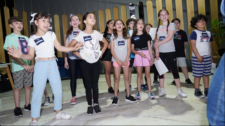 El casting de niños de "Matilda".