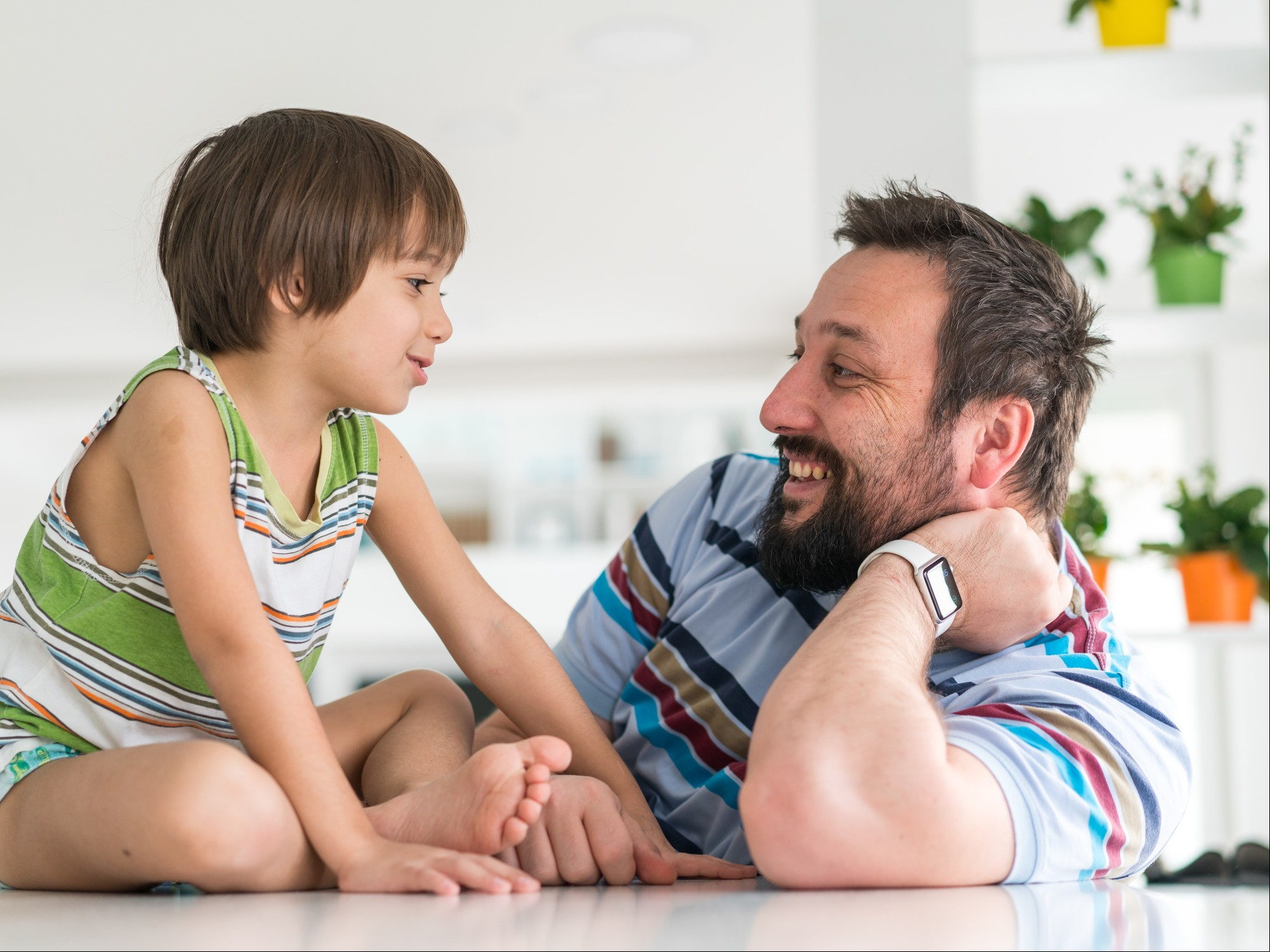 Si se transmite seguridad y amor el mundo resultará más confiable. Foto: Shutterstock.