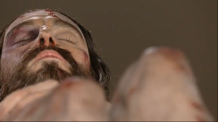 Así se veía el rostro de Jesús, bien de cerca. Captura video
