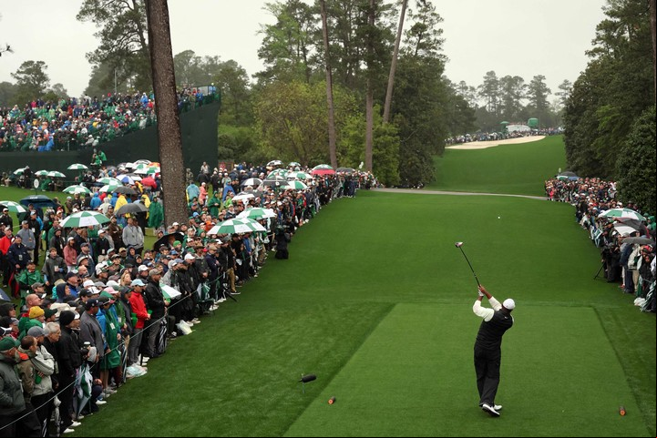 Woods se retiró hace unas semanas de Augusta por las molestias de su fascitis plantar. Foto AugustaPatrick Smith/Getty Images via AFP