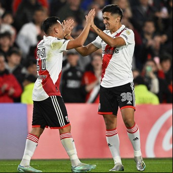 Barco y Solari, otros dos recuperados por Demichelis que fueron dupla determinante para River ante Sporting Cristal