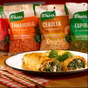 Canelones de espinaca y ricota