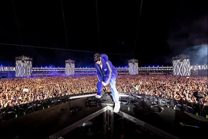 El posteo de Bizarrap tras presentarse por primera vez en Argentina. Foto: Instagram
