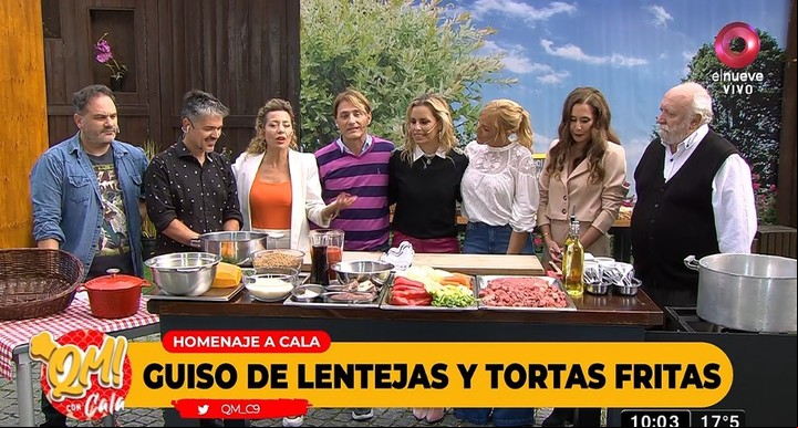 El equipo de ¡Qué mañana! recordó a su conductor con alegría y emoción.