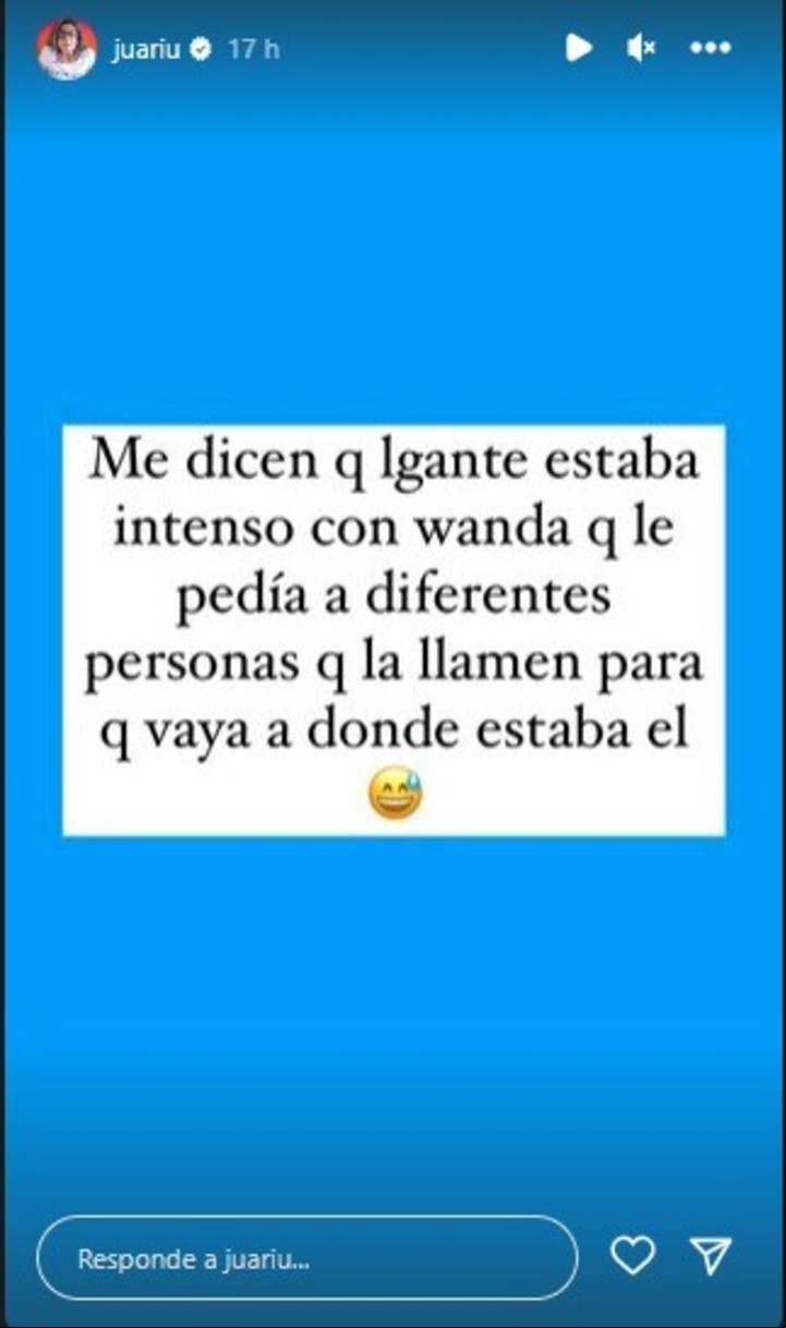 Según Juariu, L-Gante buscó tener o con la mediática con quien mantuvo un romance hace unos meses. Foto: Instagram.